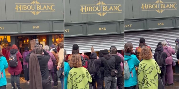 Nigel Farage targeted by anti-Reform protesters as classy Newcastle restaurant forced to close shutters