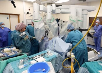 AI-powered robotic surgery allows patients home in hours. | UK | News