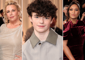 Adolescence stars lead Brits on red carpet as controversial Netflix drama poised for awards haul