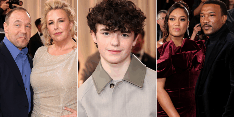 Adolescence stars lead Brits on red carpet as controversial Netflix drama poised for awards haul