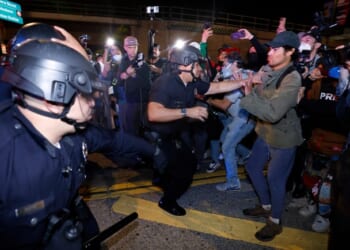 Anti-ICE Mob Descends on Downtown Los Angeles As LAPD Forced to Call Tactical Alert – RedState