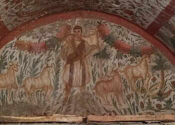 Archaeologists find early Christian fresco depicting Jesus