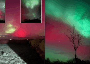 Aurora borealis seen as far south as Cornwall with Britons treated to spectacular display