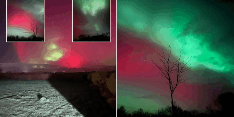 Aurora borealis seen as far south as Cornwall with Britons treated to spectacular display