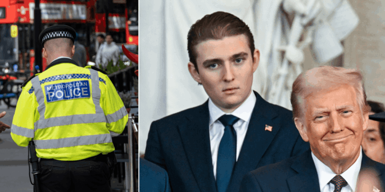 Barron Trump 'saved woman's life' by calling 999 as friend was 'attacked' in London