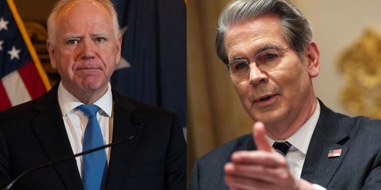 Bessent Blasts ‘Coward’ Tim Walz For Withholding Security Amid Fraud Probe, Anti-ICE Protests