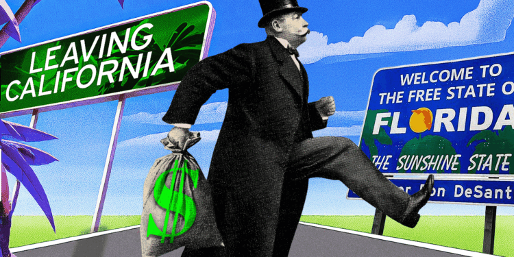 Billionaires are fleeing California to avoid a proposed wealth tax