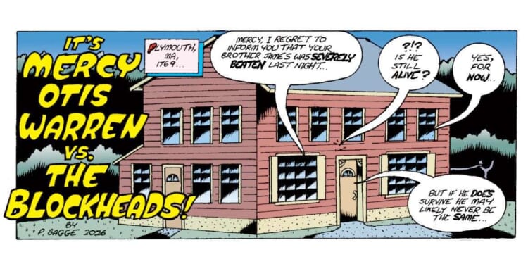 Comic: It's Mercy Otis Warren vs. The Blockheads