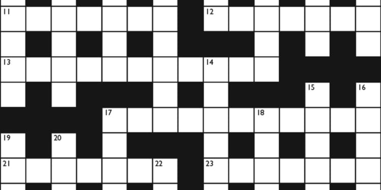 Crossword No. 1753
