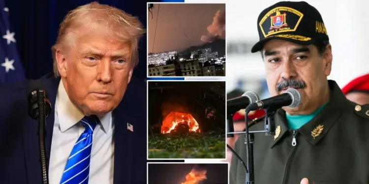 Donald Trump claims Nicolas Maduro ‘captured’ after carrying out ‘large scale airstrikes’