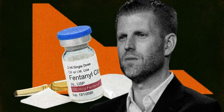 Eric Trump incorrectly credits his father's boat bombings for fentanyl decline