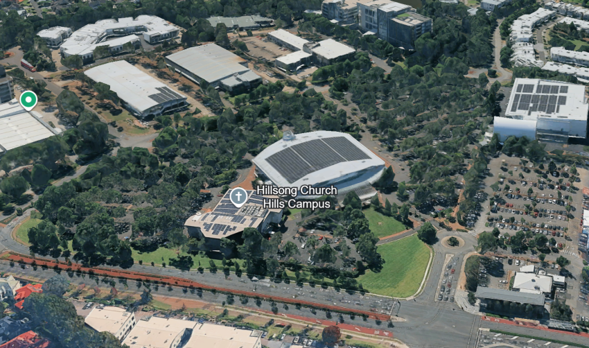 Hillsong Church's Hills campus in New South Wales, Australia.