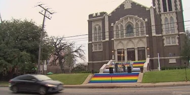 Historic Dallas UMC church gets OK to keep rainbow-painted steps