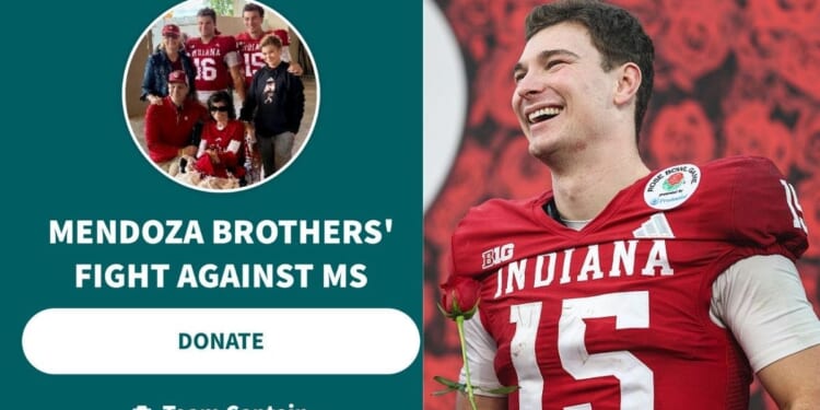 Indiana’s Heisman QB Fernando Mendoza Fights For Wins On The Field While Leading The Fight Against MS
