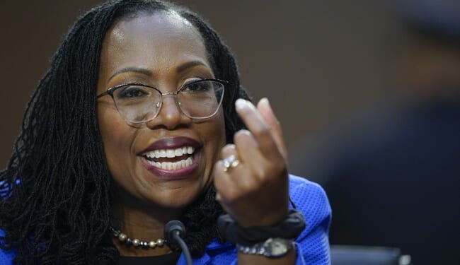 KBJ Comes Up With a New Word in SCOTUS Trans Athletes Case That Has Everyone in Stitches – RedState