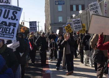 Leftist Network Organized Protests Against Trump on Maduro