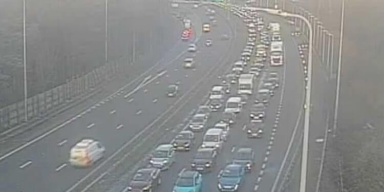 M60 traffic LIVE: Crash sparks 4 miles of queues and 'severe delays' | UK | News