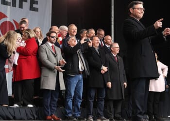 Mike Johnson urges March for Life attendees to 'go out and save lives' from abortion