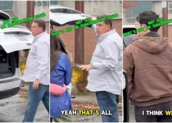 Minneapolis Protesters Force Random White Guy To Prove He’s Not ICE