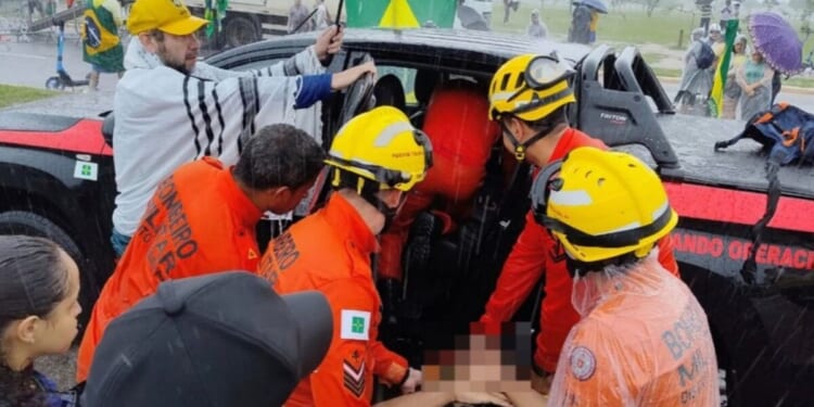 More than 30 people injured after being struck by lightning during protest | World | News