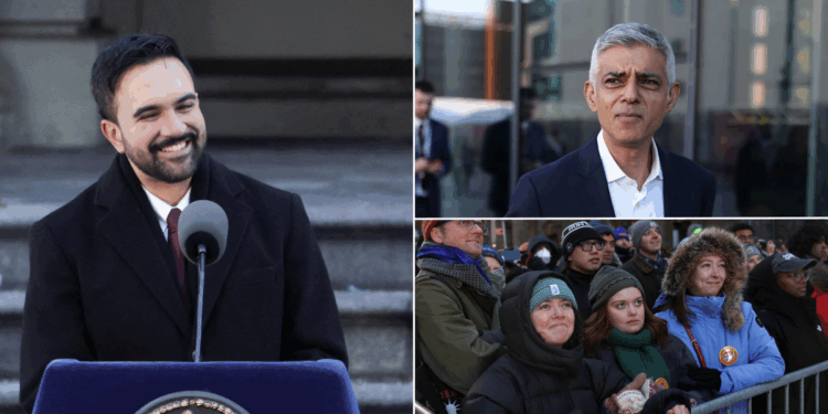 Sadiq Khan sparks NEW row after celebrating inauguration of first New York City mayor to swear on Koran: 'Inspiring!'
