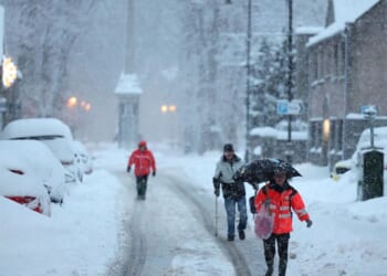 Snow forecast maps show new blizzards hitting 14 counties in hours - full list | Weather | News
