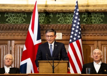 Speaker Johnson in UK as Greenland Tariff Fight Escalates
