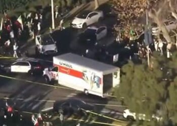 U-haul truck ploughs into US crowd of anti-Iran government protestors | US | News