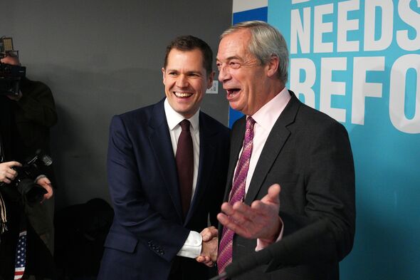 Reform UK Leader Nigel Farage Holds A Press Conference In London