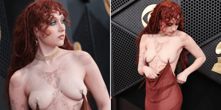 Chappell Roan sparks fiery Grammys debate as viewers blast 'inappropriate' topless dress: 'Put some clothes on!'
