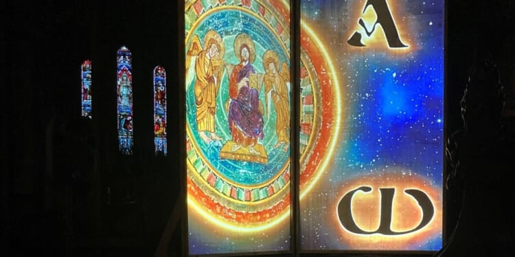 Art exhibition uses technology and sound to bring oldest complete Bible alive