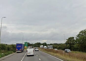 Busy road near motorway shut overnight after 'serious crash' | UK | News