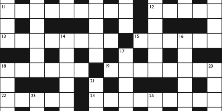 Crossword No. 1761