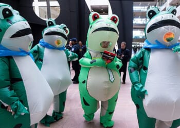 De Niro, Inflatable Frogs, Headline Unhinged Democrat ‘State Of The Swamp’ Circus