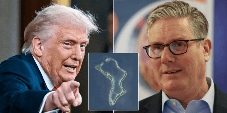 Donald Trump refuses to back Chagos 'surrender' unless Keir Starmer lets him attack Iran from UK-US base