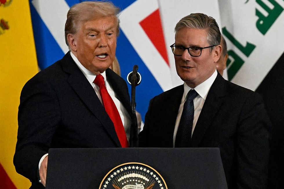 \u200bDonald Trump and Keir Starmer