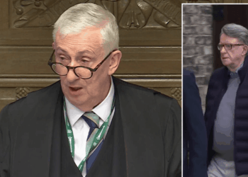 Lindsay Hoyle admits playing key role in Lord Mandelson's arrest