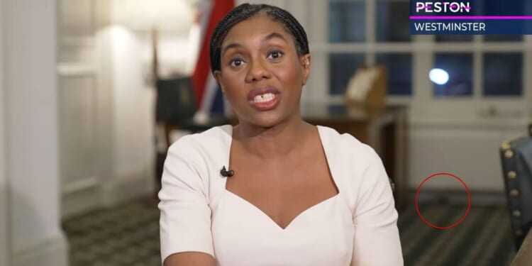 Moment Kemi Badenoch is upstaged by a mouse during live ITV interview | TV & Radio | Showbiz & TV