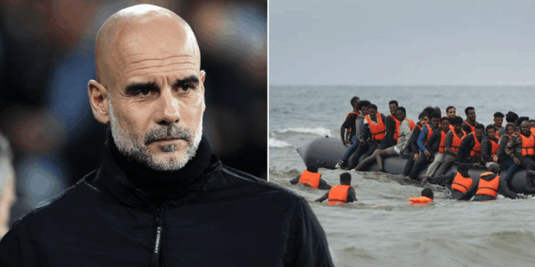 Pep Guardiola weighs in on small boats crisis in extraordinary intervention