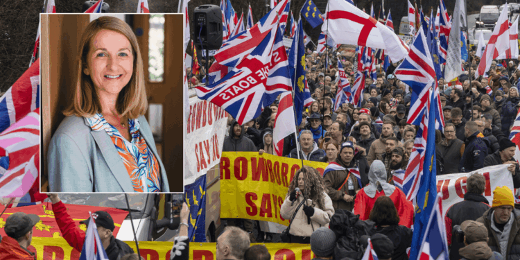 Police and crime commissioner storms out of hearing after being censured for joining anti-migrant demonstration