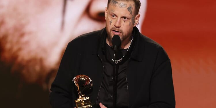 Singer Jelly Roll praises Jesus after winning first Grammys. It was the only good moment of the night