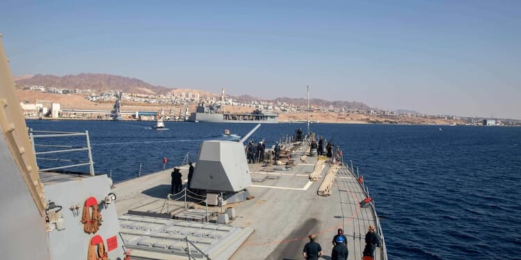 U.S. Destroyer Docks In Israel’s Red Sea Port Amid Rising Iran Tensions