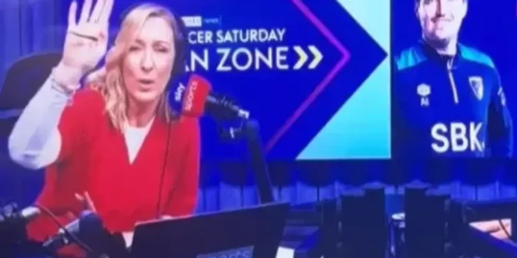 Sky Sports forced to apologise after football fan's actions during live interview