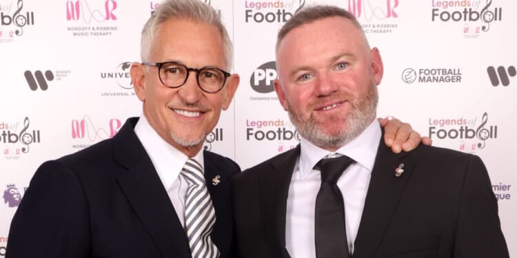 Gary Lineker reveals hilarious blunder from Wayne Rooney after football icon 'didn't read the instructions'