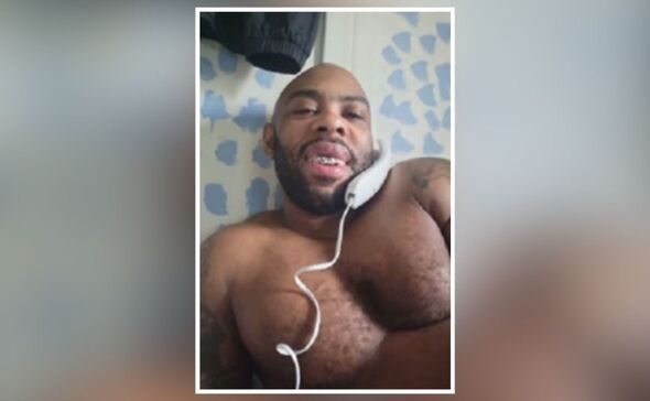 Daniel Yeboah on an illegal phone in prison