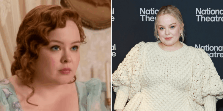 Bridgerton star Nicola Coughlan rages at 'boring' critique of body image as she slams 'plus size' label