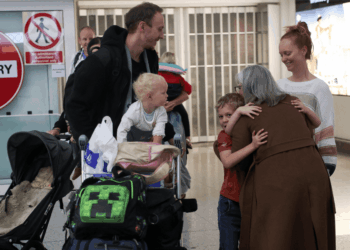 First UK evacuation flight from Oman lands at Stansted after 24-hour delay