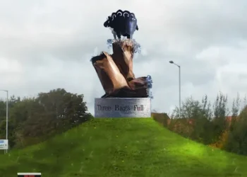 Enormous 'Baa Baa Black Sheep' roundabout sculpture scuppered by council