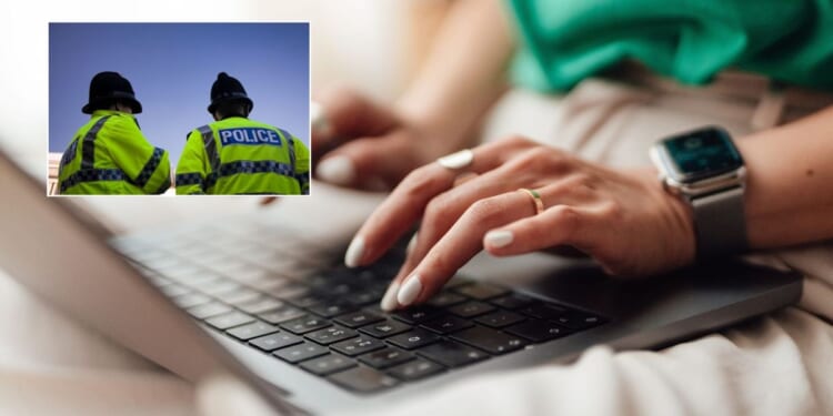 Police officers dismissed for pretending to work by weighing down laptop keys