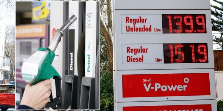 Petrol and diesel prices soar to 185p and could rise further